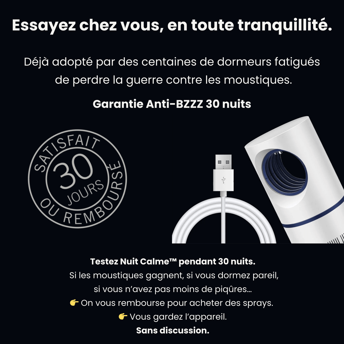 Nuit Calme™ - La guerre contre les moustiques commence ici